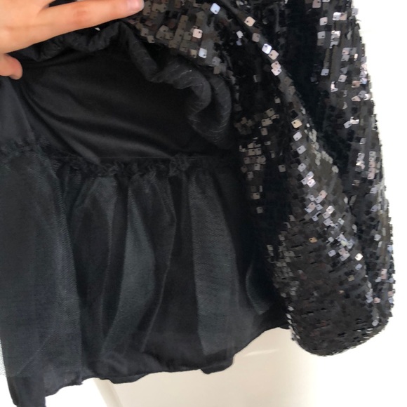 Black Sequin Dress - Picture 4 of 6